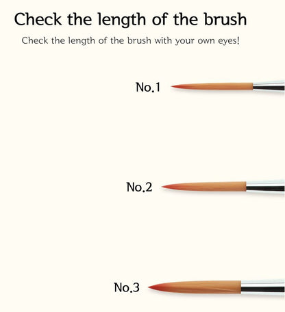 PM-3350 brush set Herend watercolor/Acrylic/Oil brushes