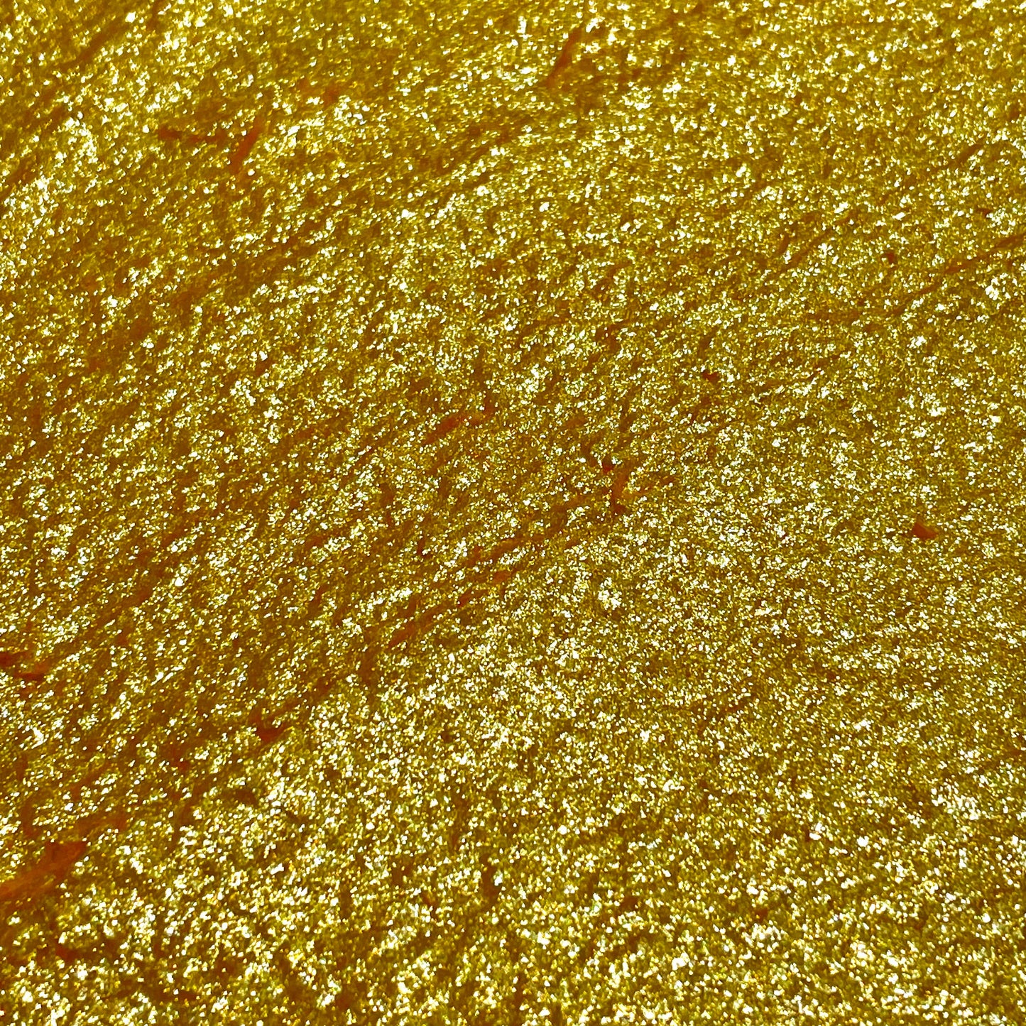 Citrine yellow Half pan Bling Bling Handmade shimmer watercolor paints