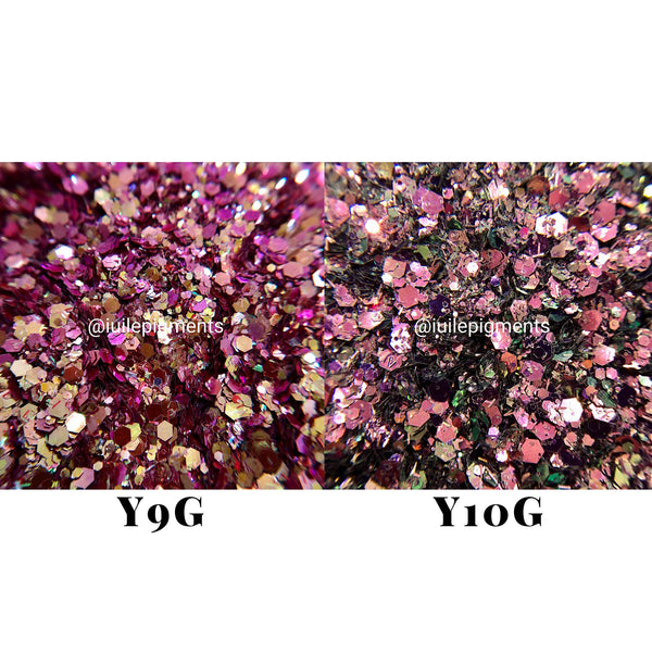 Violet Hexagon Chunky Glitter for Resin Epoxy Crafts 