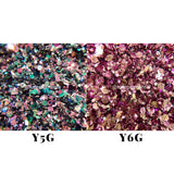 10g, 30G Y6G Glitter Colorshift Chameleon Chunky Nail DIY Resin Epoxy Art Craft