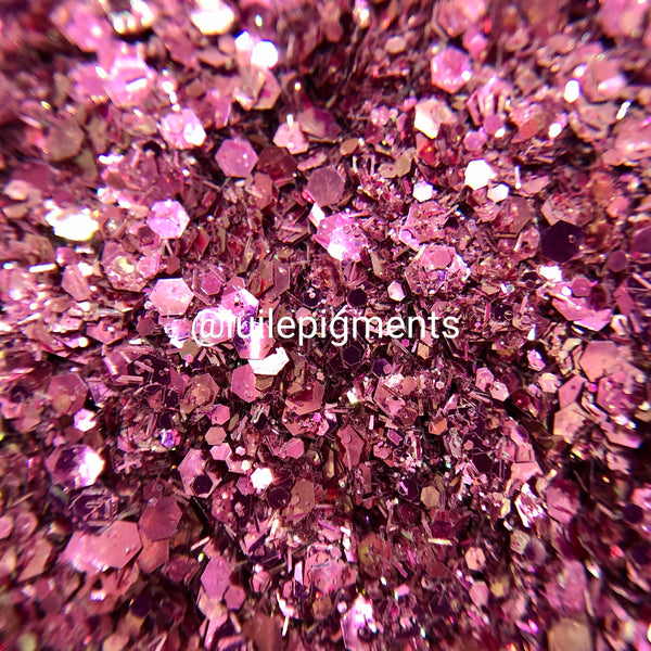 Gold Violet Mix Chunky glitter for Resin Epoxy crafts