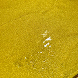 Pot yellow watercolor paints half pan