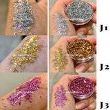 0.4g J1 Silver / J2 Gold / J3 Pink Holo Shifter Flake Rainbow Nail DIY Resin Epoxy Art Craft