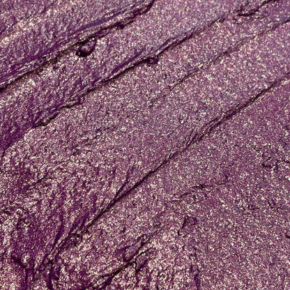 Last Chance! Mauve purple Half pan Bling Bling Handmade shimmer watercolor paints