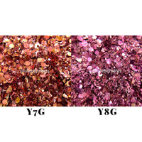 10g, 30G Y1G Glitter Colorshift Chameleon Chunky Nail DIY Resin Epoxy Art Craft