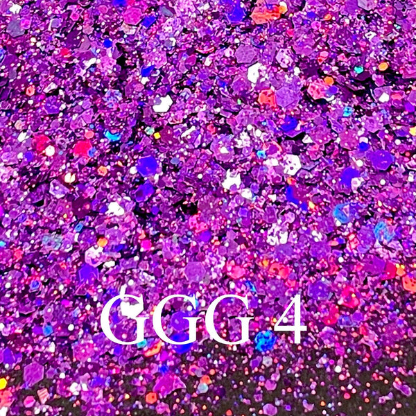 30g GGG 4 Holo Multi Color Chunky Glitter Nail DIY Resin Epoxy Art Cra –  IUILE