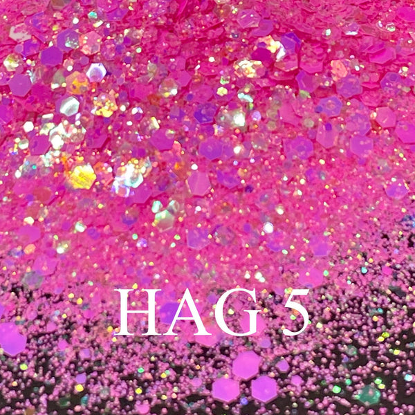 30g HAG 5 Rainbow Colorshift Diamond Chunky Glitter Nail DIY Resin Epoxy Art Craft