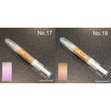 No.17 - 22 Liquid & Pigment Eyeshadow in Silicon Brush Roll Up Case ColorShift Chameleon Cosmetics DIY