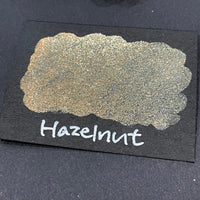 Hazelnut gold Half pan Bling Bling Handmade shimmer watercolor paints