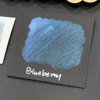 Blueberry blue Half pan Fruits Basket Colorshift Handmade shimmer watercolor paints