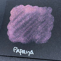 Papaya pink Half pan Fruits Basket Colorshift Handmade shimmer watercolor paints