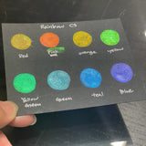 Button Rainbow CS set handmade super color shift watercolor paints