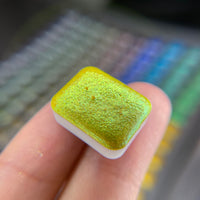 Yellow Rainbow Super Color Shift Handmade Shimmer Watercolor Paint
