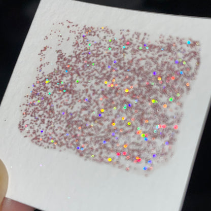 Galaxy set for Handmade Chunky Holo glitter watercolor paints half pans in Tin case