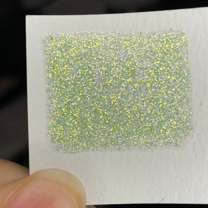 Jelly bean set Handmade Chunky glitter watercolor paints half pans in Tin case