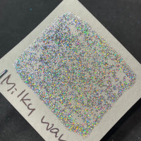 Milky Way Galaxy Chunky Holo glitter watercolor paints half pan