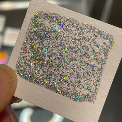 Button Galaxy set for Handmade Chunky Holo glitter watercolor paints half pans in Tin case