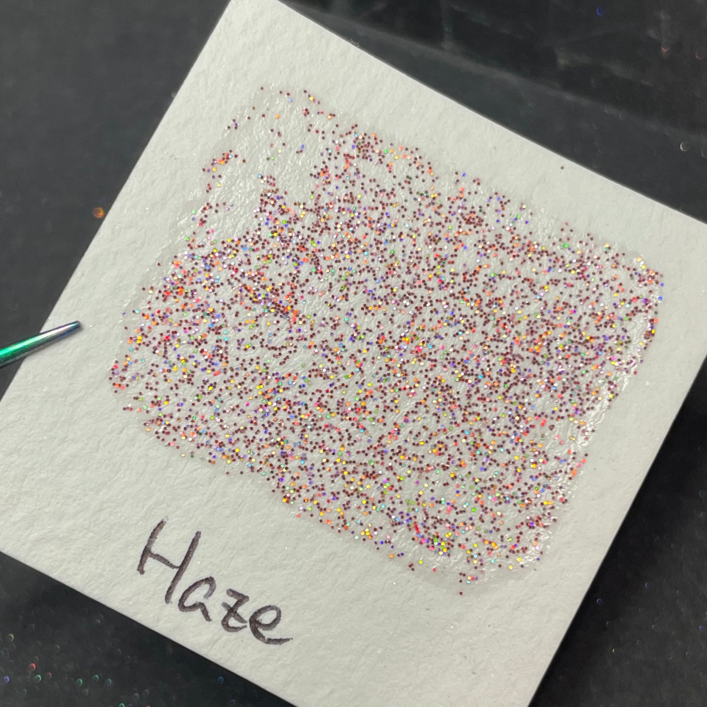 Haze Galaxy Chunky Holo glitter watercolor paints half pan